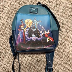 Disney Villains Blue and Teal Backpack